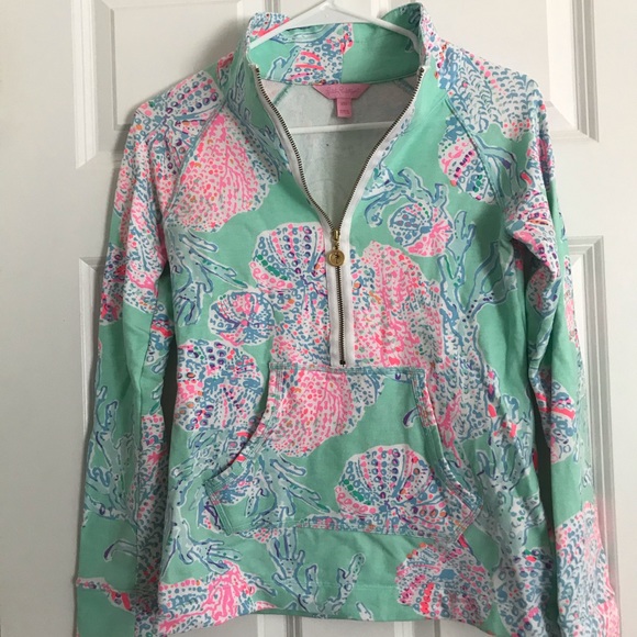 Lilly Pulitzer Minty Fresh Popover size XXS - Picture 2 of 8